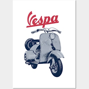 Vespa Posters and Art